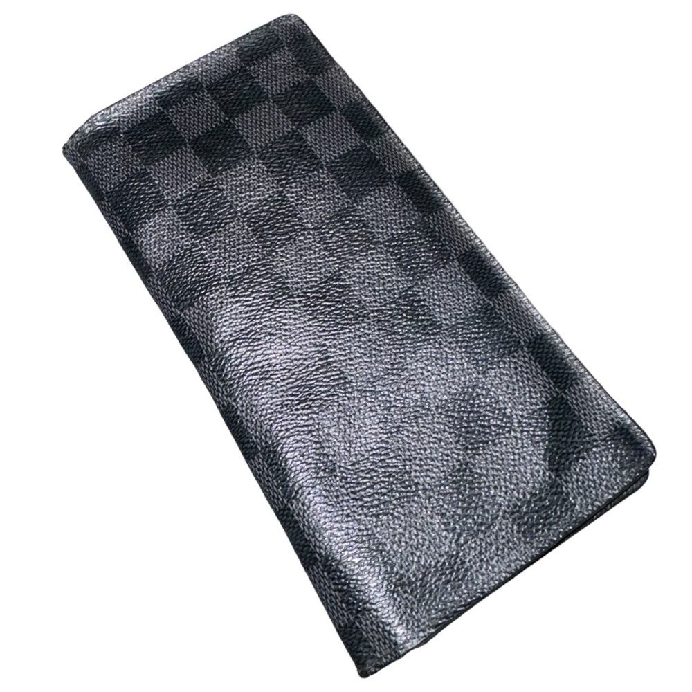 LOUIS VUITTON LV Graphite Damier Wallet Billfold Wallet
